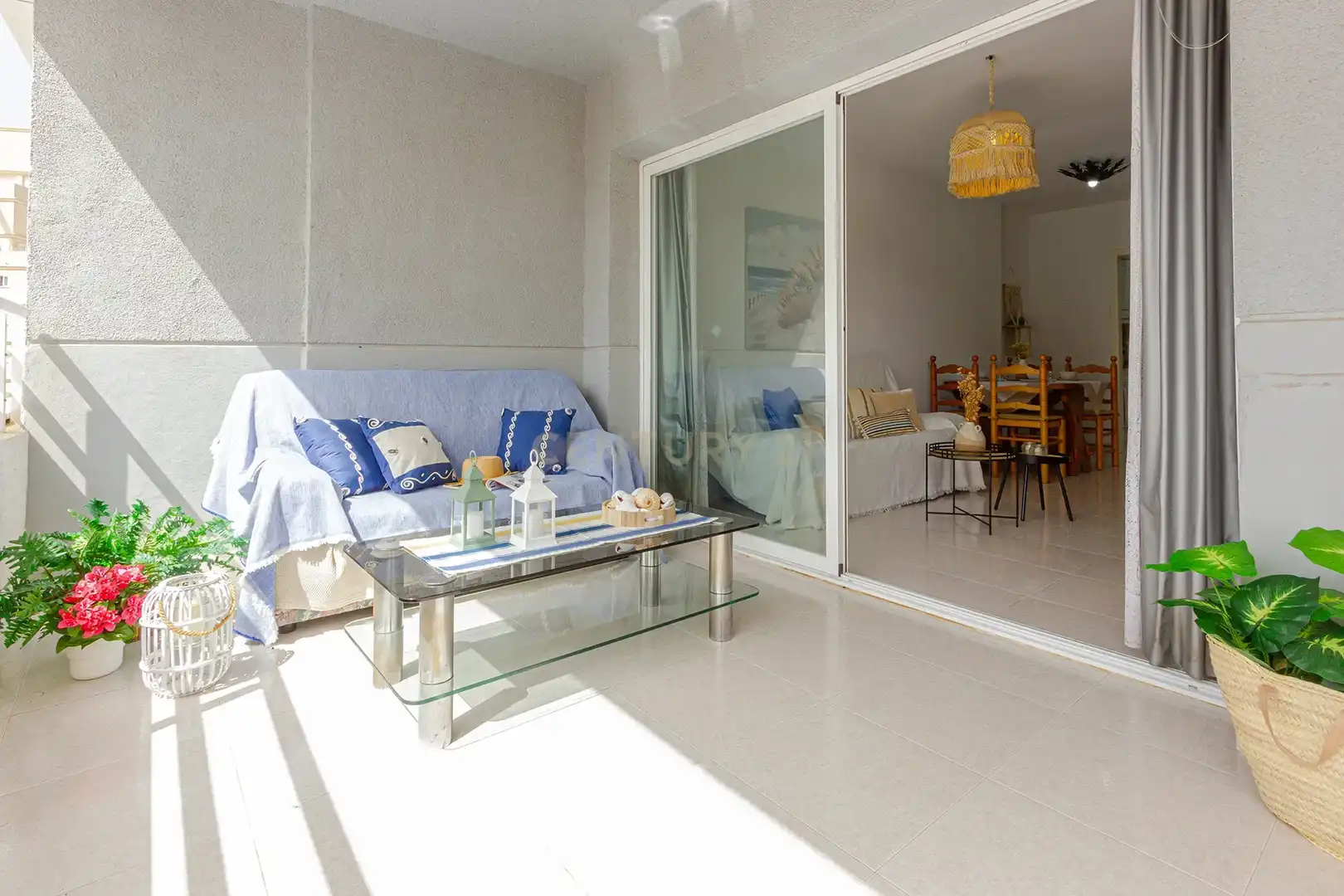 Balcony of Apartments for sale in Calpe / Calp  with Air Conditioner, Storage room and Oven