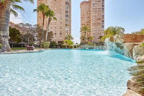 Swimming pool of Apartments for sale in El Campello  with Heating, Parquet flooring and Terrace