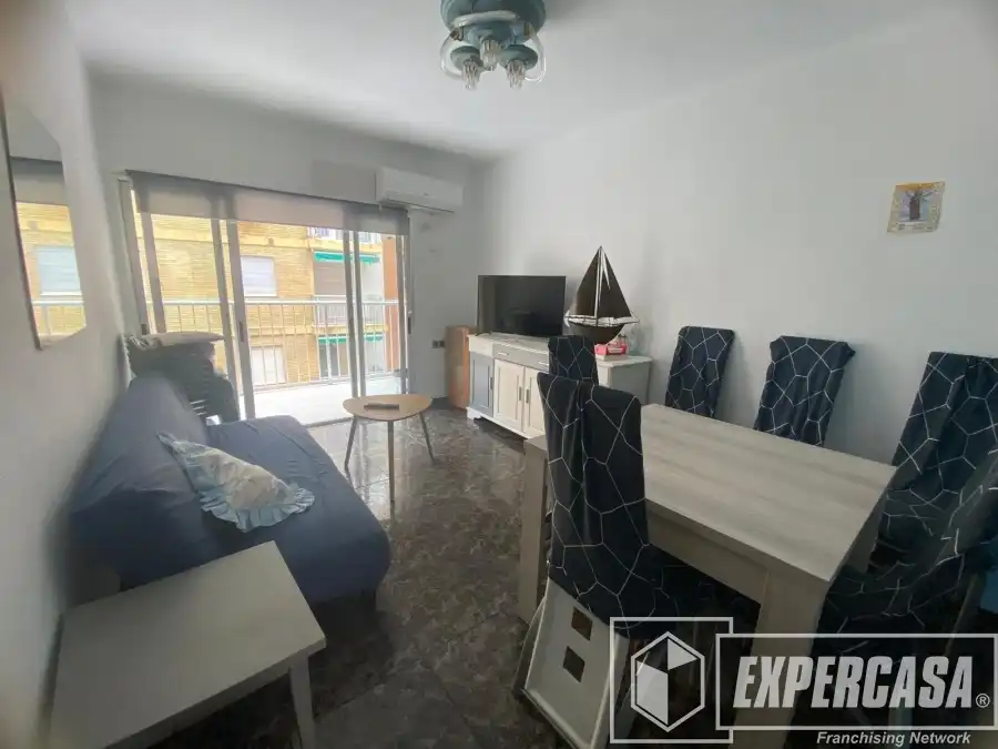 Living room of Apartments for sale in Sueca  with Air Conditioner, Terrace and Furnished