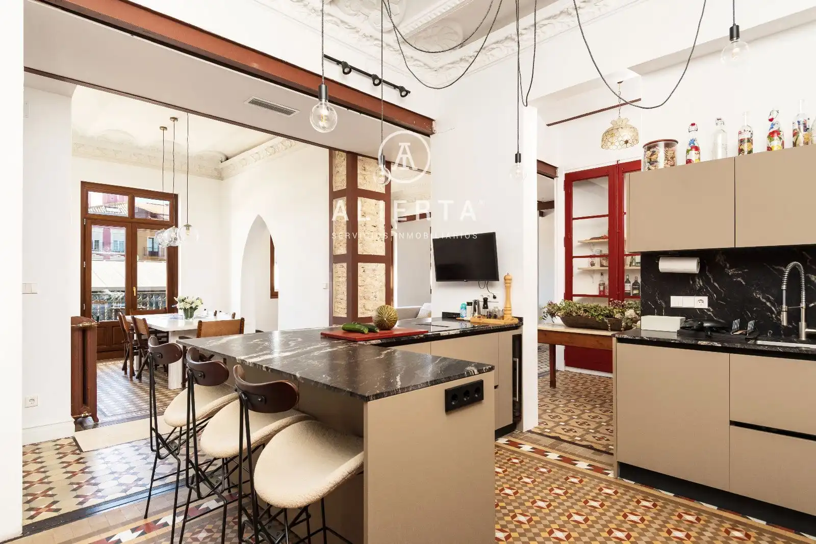 Kitchen of Flat for sale in Zaragoza  with Air Conditioner, Heating and Terrace