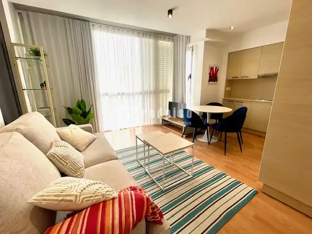 Living room of Flat for rent in Castellón de la Plana / Castelló de la Plana  with Air Conditioner and Furnished