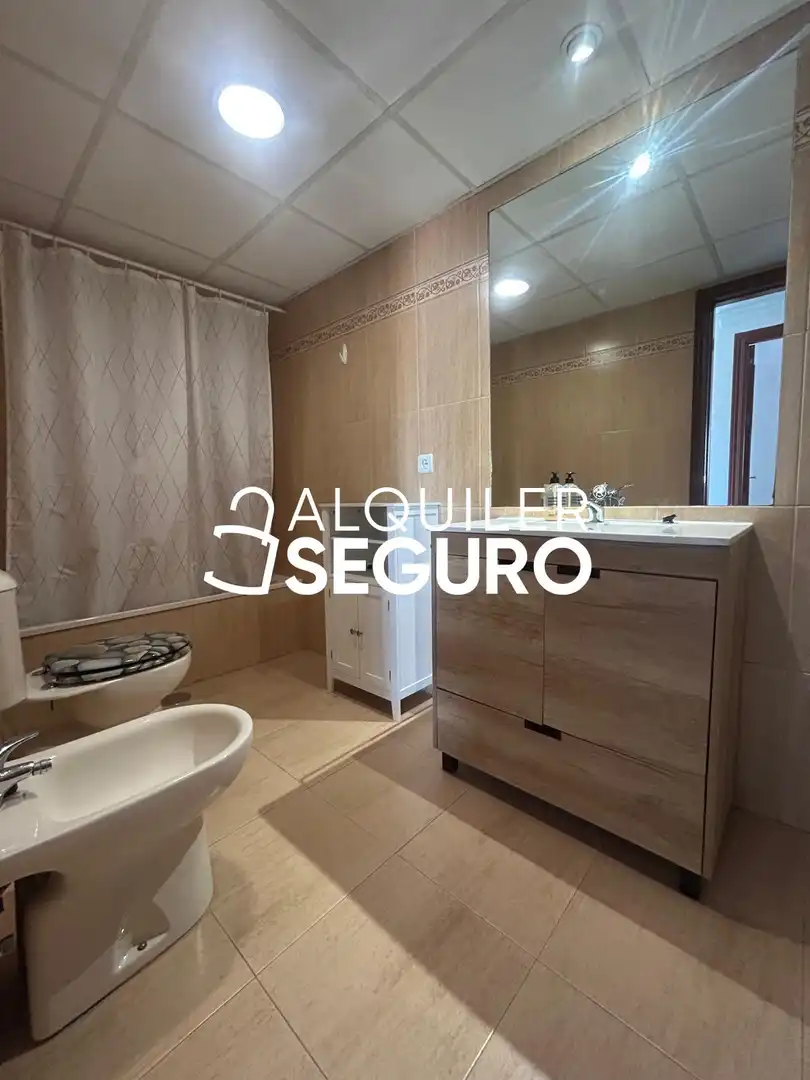 Bathroom of Flat for rent in Granada  with Air Conditioner and Furnished