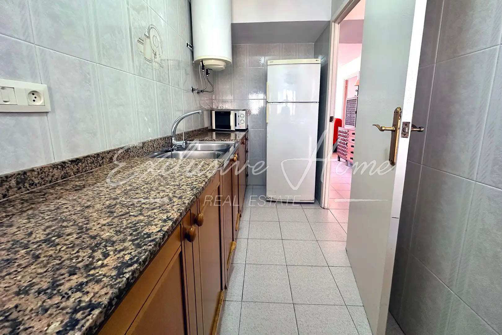 Cocina de Apartamento en venta en Peñíscola / Peníscola con Amueblado, Horno y Lavadora