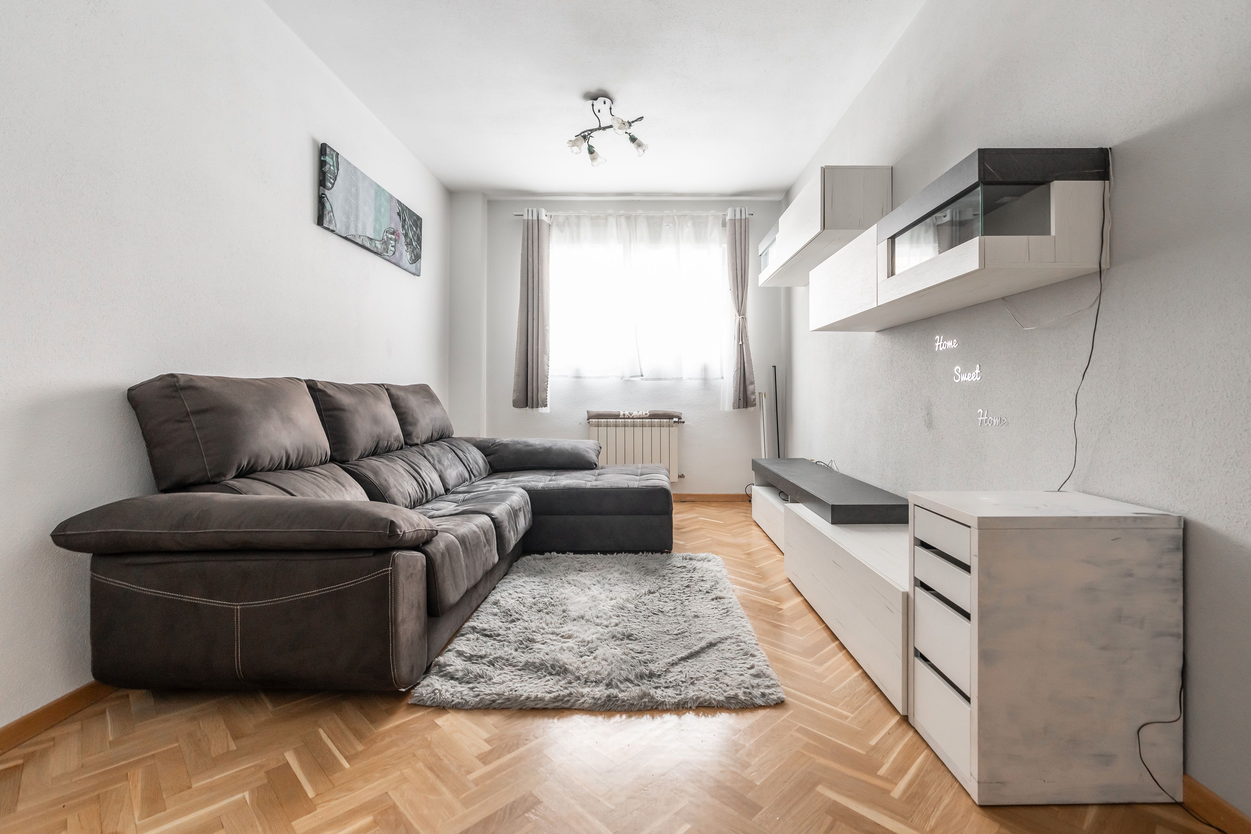 Sala de estar de Piso en venta en  Madrid Capital con Calefacción