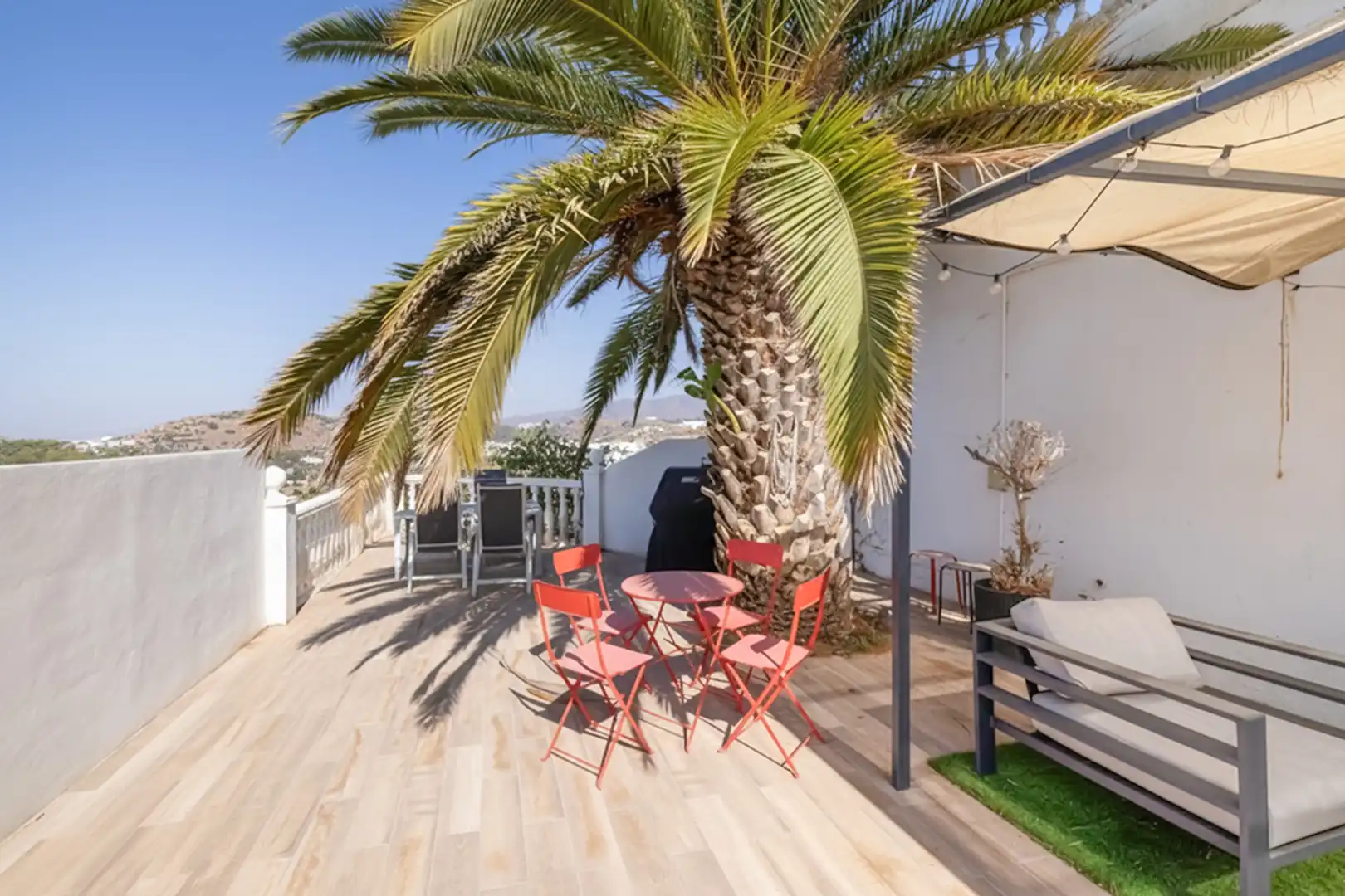 Terraza de Casa adosada en venta en Málaga con Aire acondicionado, Calefacción y Jardín privado