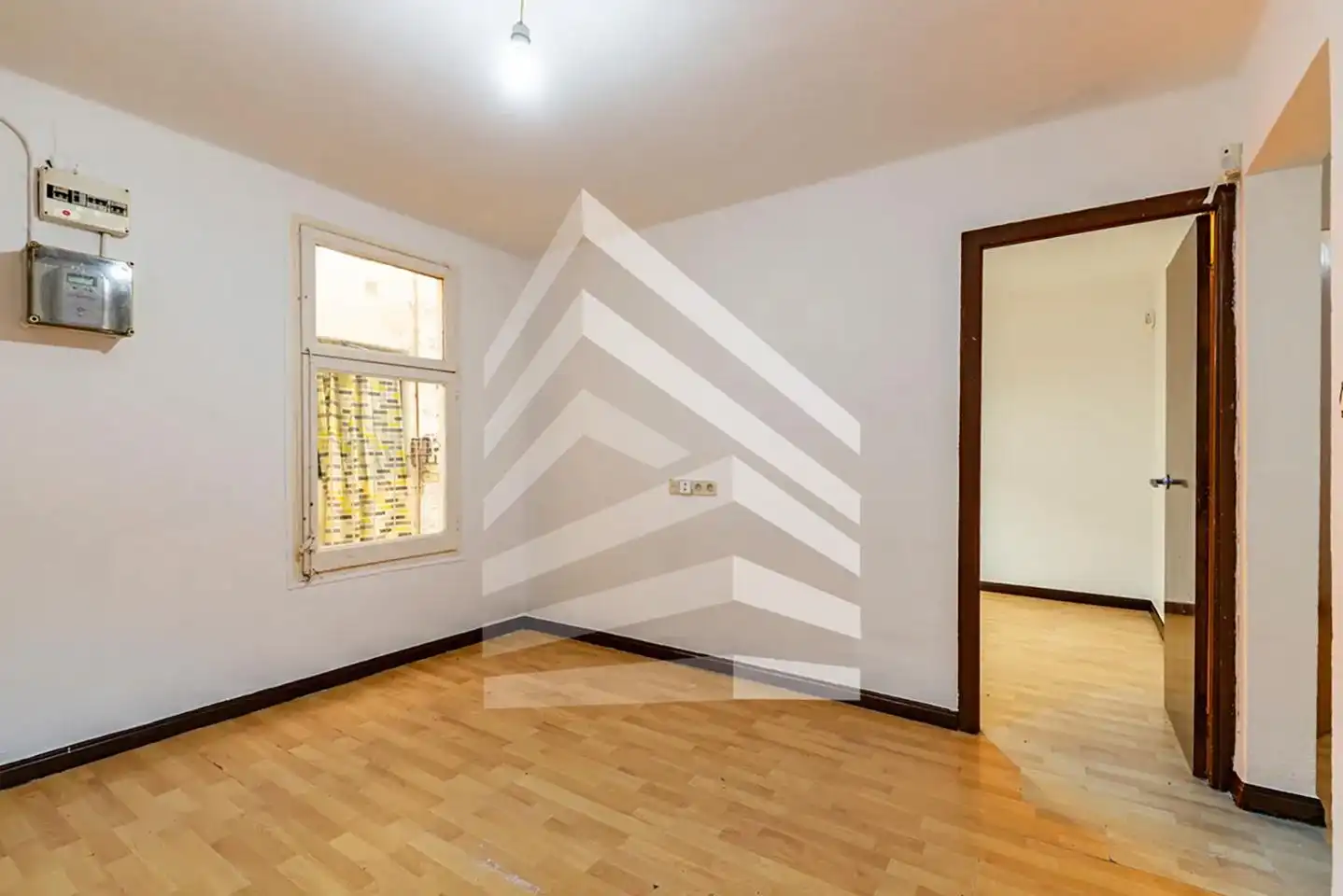 Sala de estar de Piso en venta en Badalona con Parquet