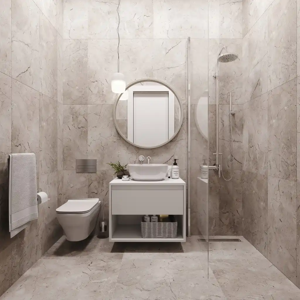Baño de Apartamento en venta en  Palma de Mallorca con Aire acondicionado, Calefacción y Parquet