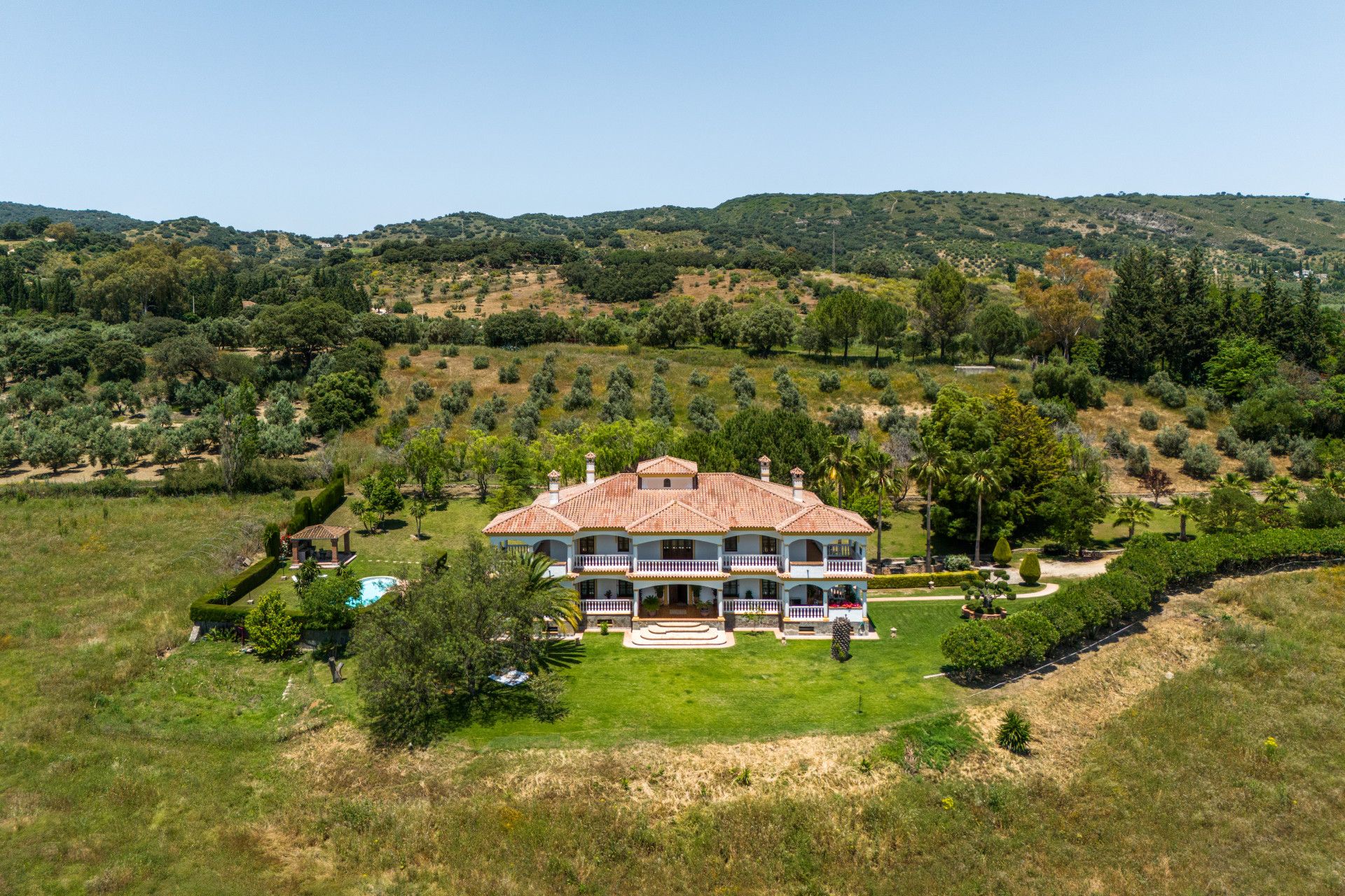 Jardí de Casa o xalet en venda en Ronda amb Jardí privat, Terrassa i Piscina