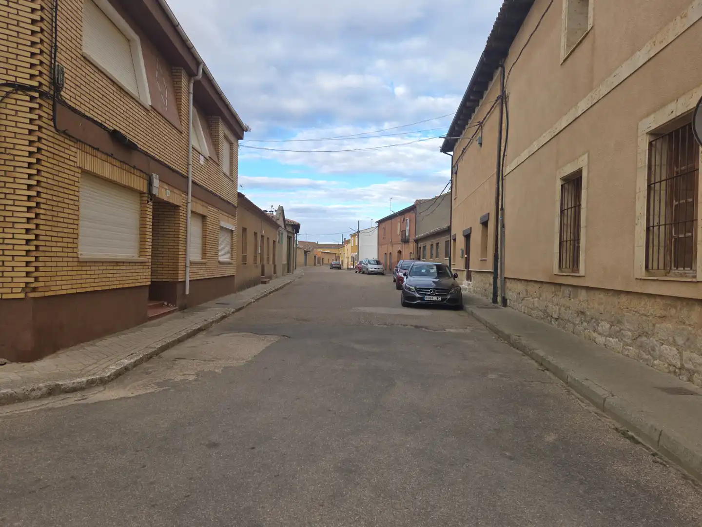 Exterior view of Houses for sale in Meneses de Campos  with Heating, Parquet flooring and Furnished