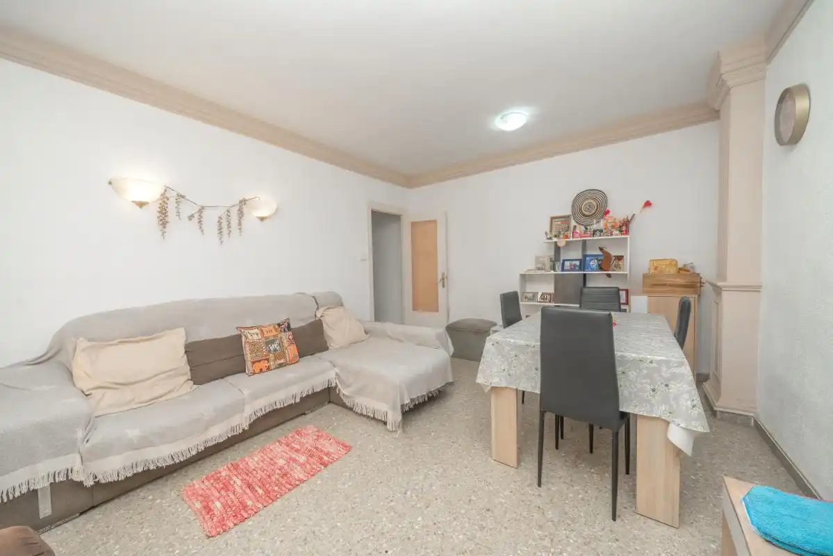 Sala d'estar de Pis en venda en Ondara amb Calefacció, Terrassa i Balcó