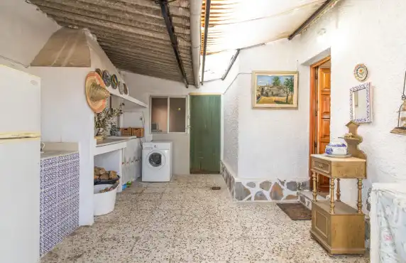 Cuina de Casa o xalet en venda en Elche / Elx amb Jardí privat, Terrassa i Piscina