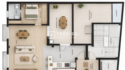 Foto 2 de Piso en venta en La Trinidad, Málaga Capital