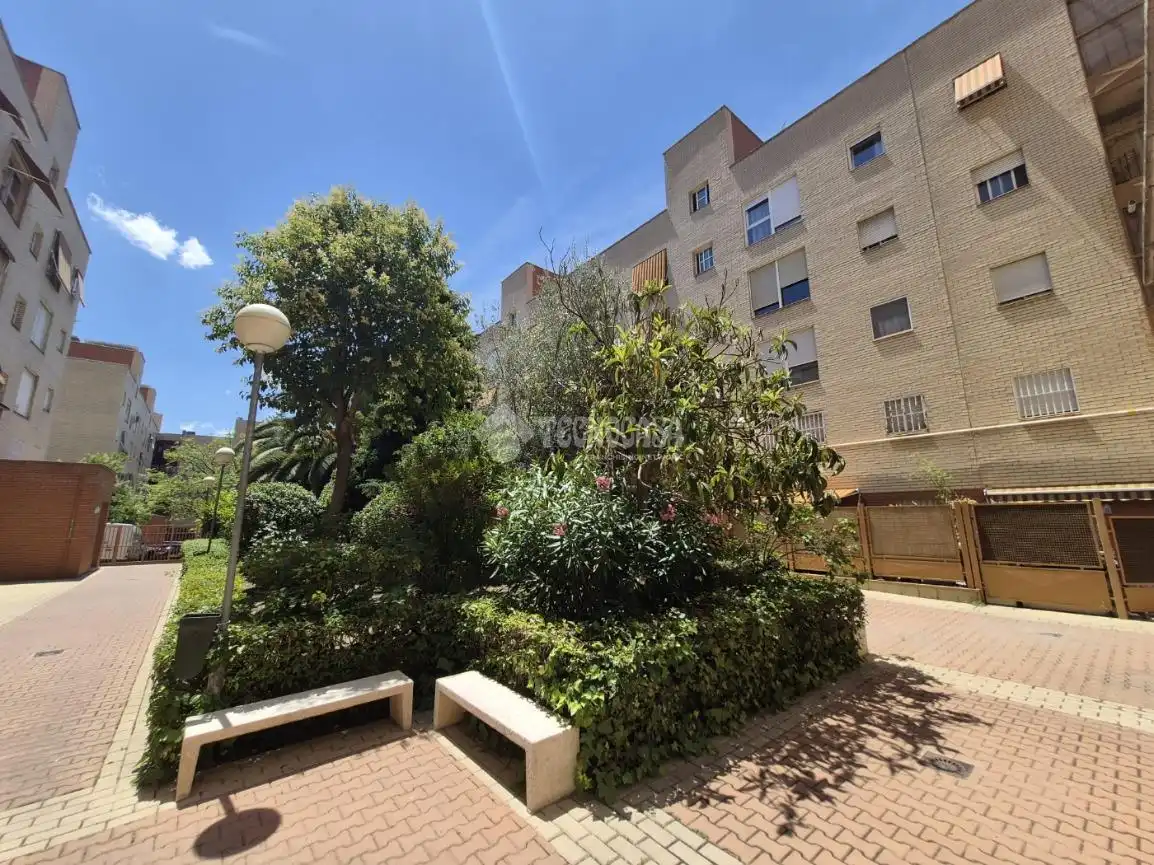 Garden of Flat for sale in Madrid
