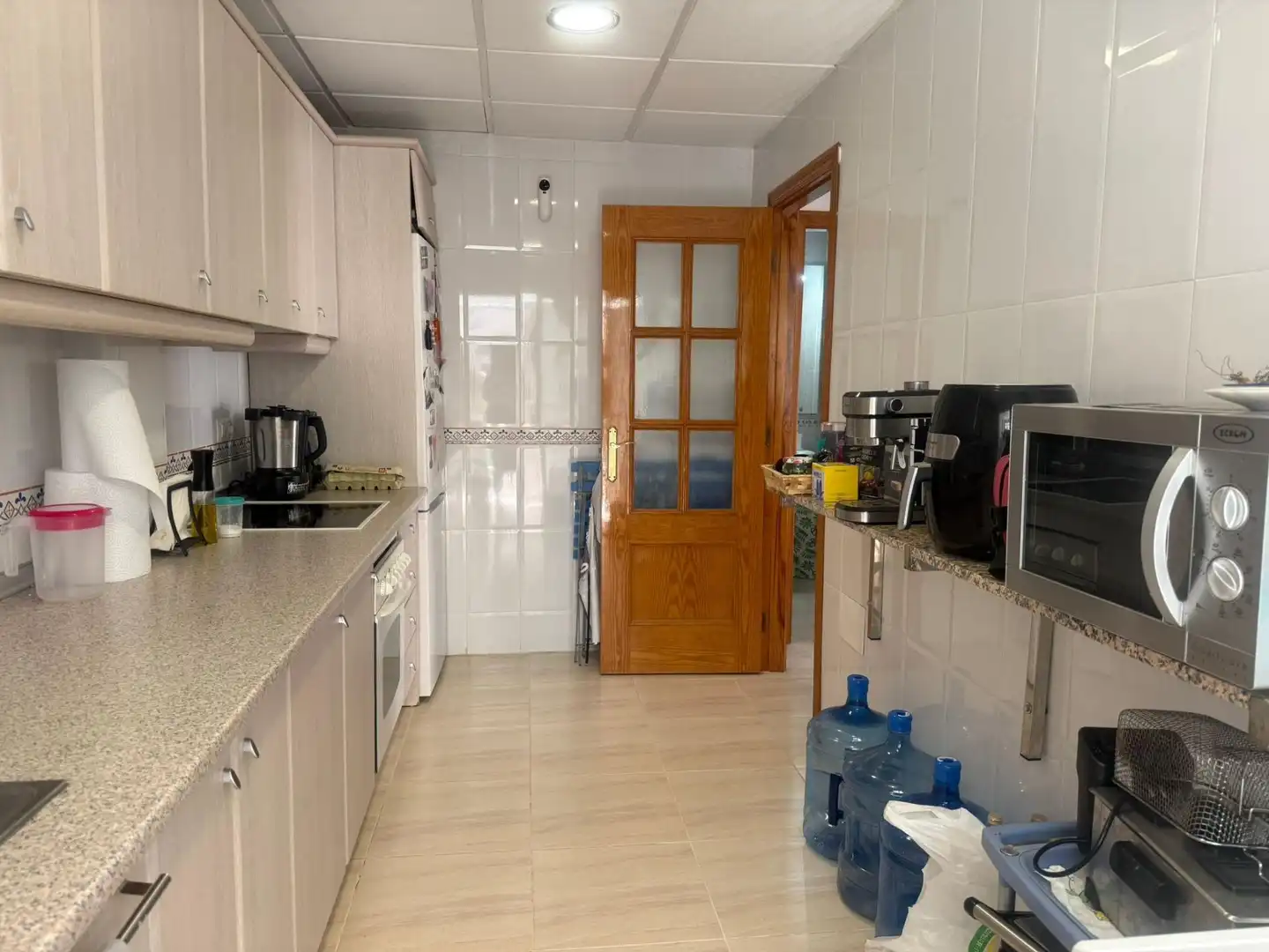 Küche von Erdgeschoss zum Verkauf in Águilas mit Privatgarten, Terrasse und Möbliert