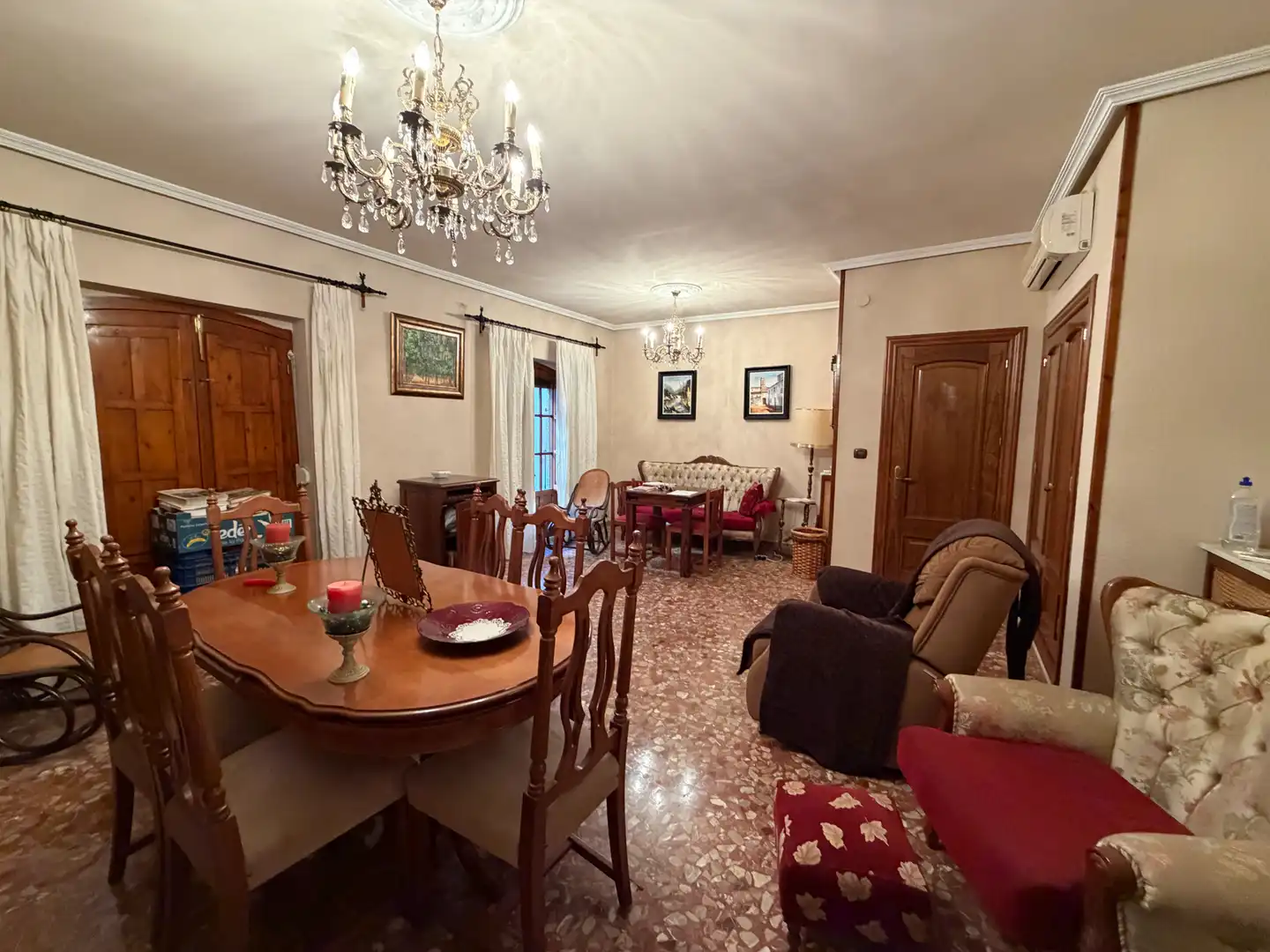 Dining room of Houses for sale in Úbeda  with Air Conditioner, Heating and Storage room