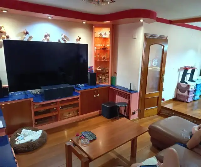 Sala de estar de Piso en venta en Esparreguera con Aire acondicionado, Calefacción y Parquet
