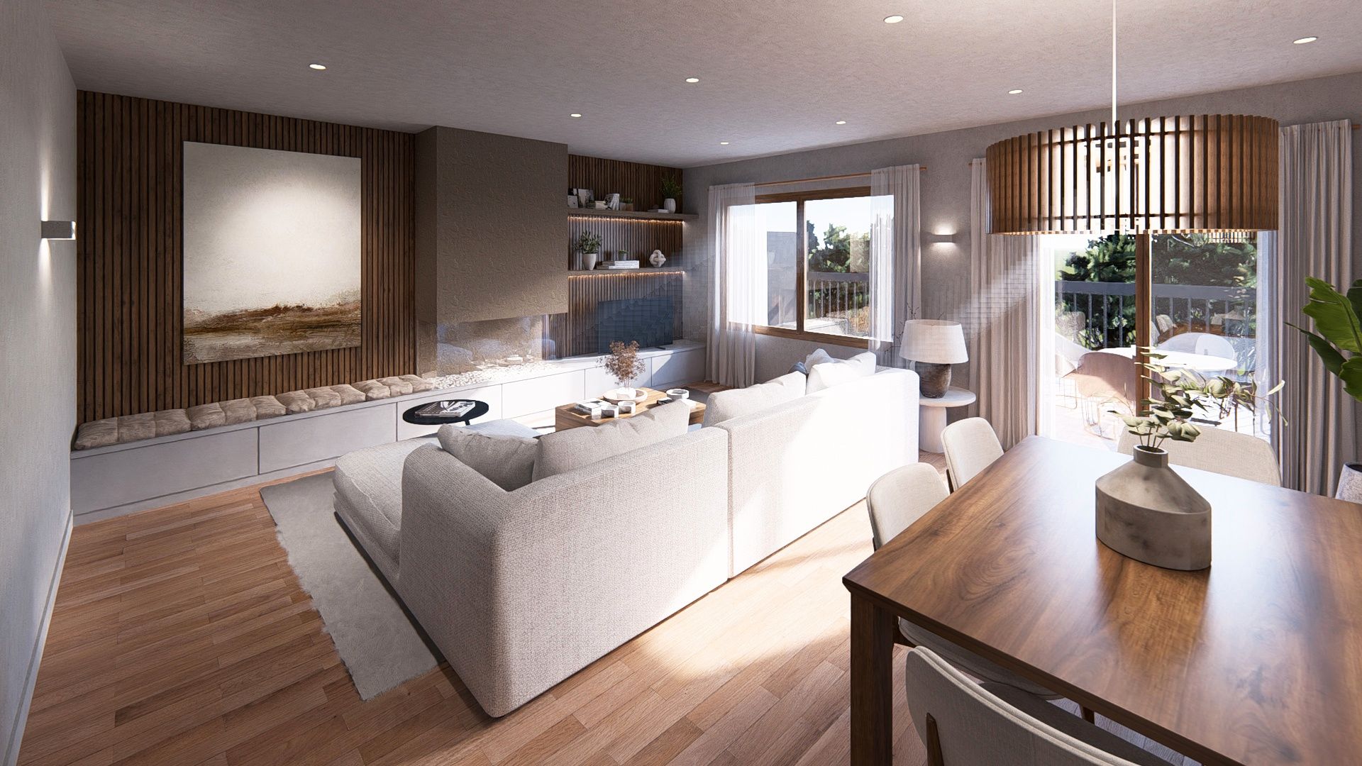 Living room of House or chalet for sale in Sant Pau de Segúries  with Heating, Private garden and Terrace