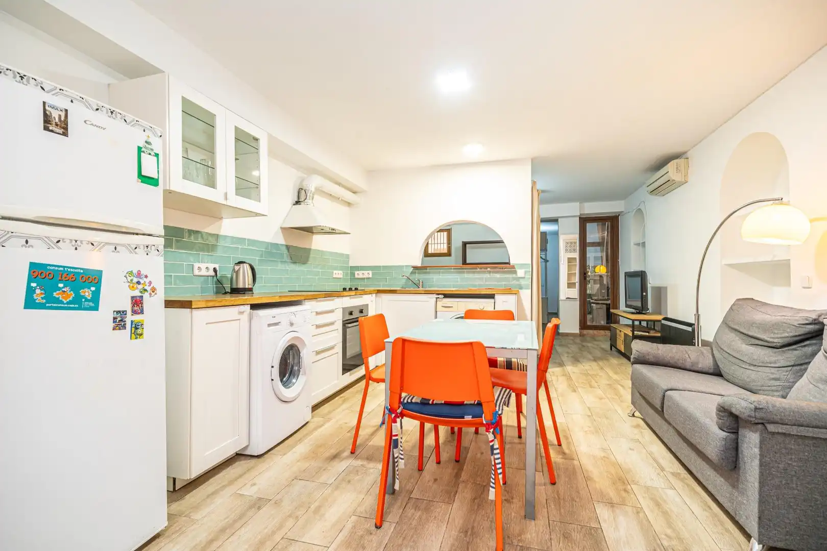Küche von Loft zum Verkauf in  Palma de Mallorca mit Heizung und Möbliert