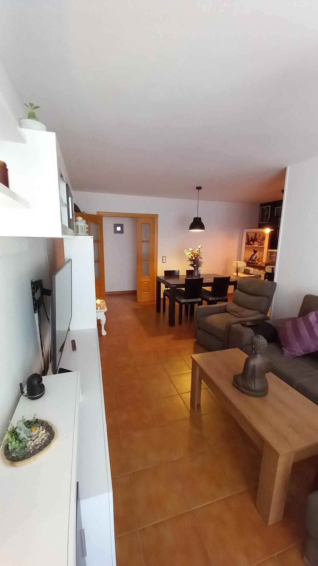 Sala de estar de Piso en venta en Mataró con Terraza, Trastero y Balcón