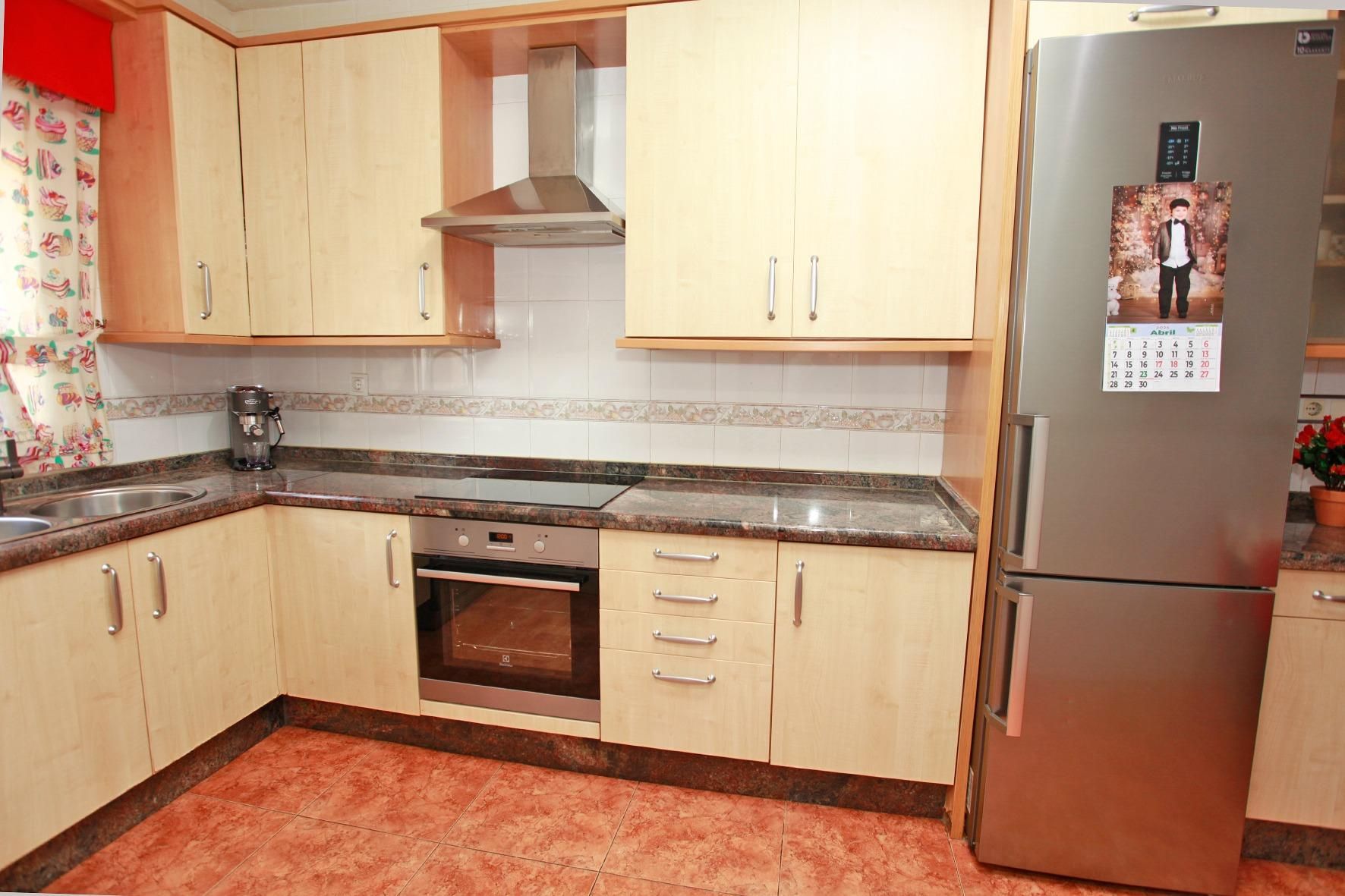 Kitchen of Flat for sale in Cartagena  with Air Conditioner and Terrace