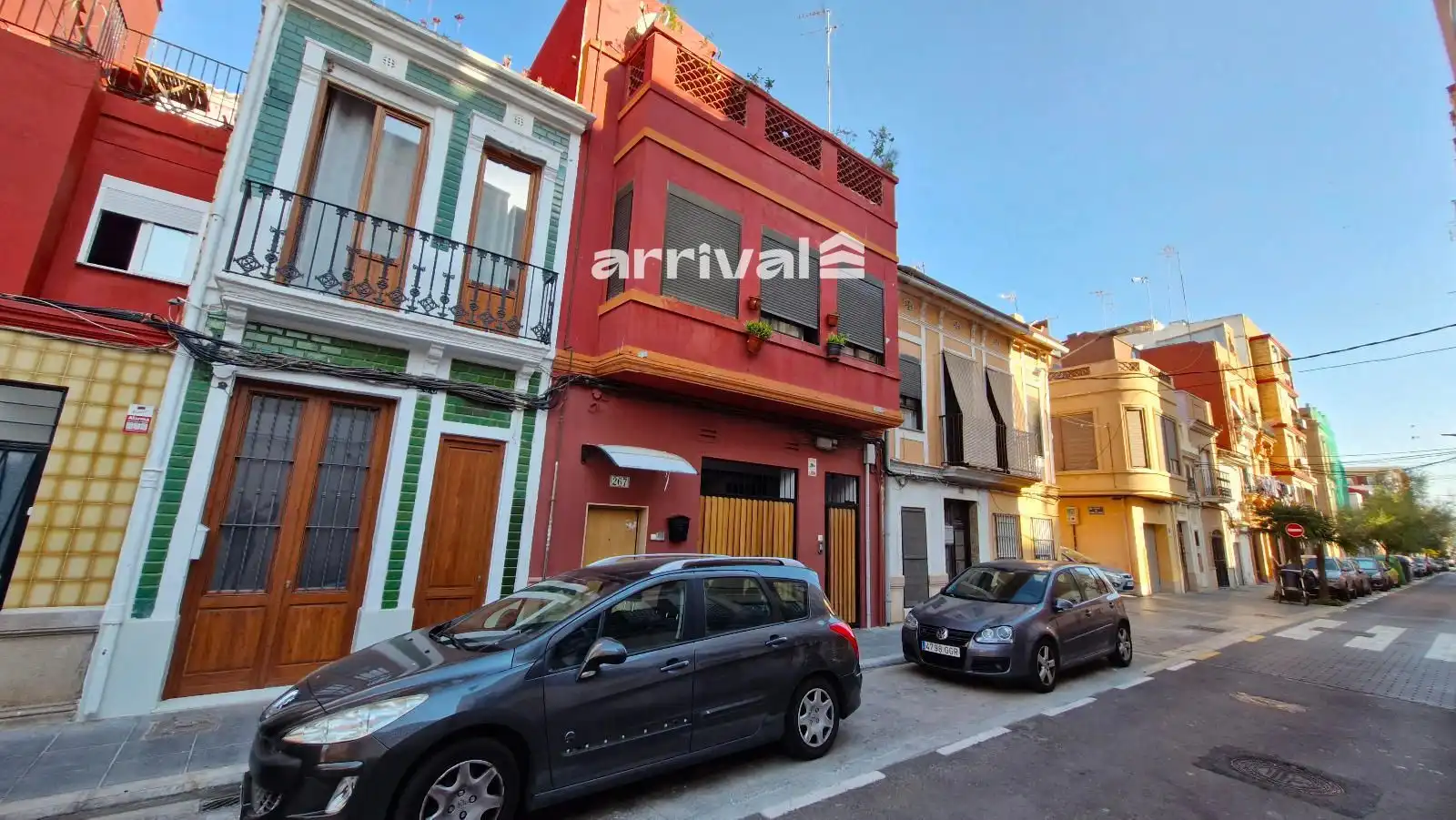 Vista exterior de Casa o chalet en venta en  Valencia Capital con Aire acondicionado, Terraza y Balcón
