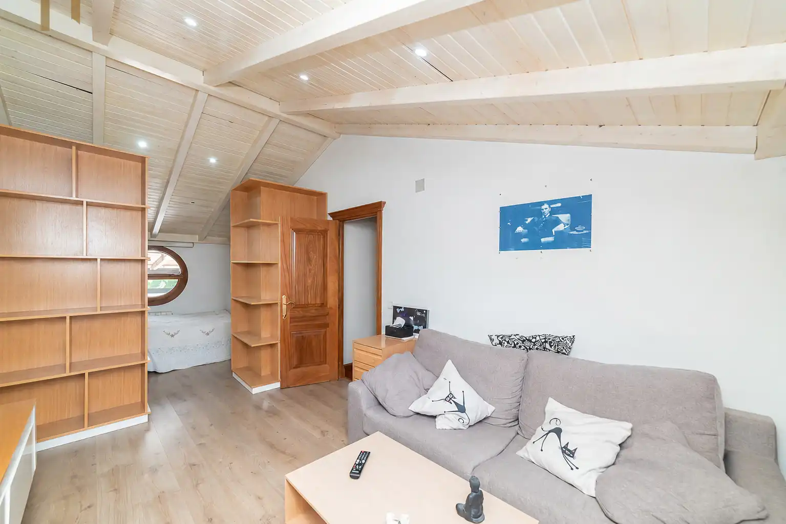 Sala de estar de Casa adosada en venta en Brunete con Jardín privado y Piscina