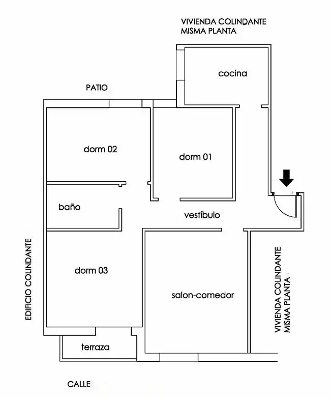 Flat for sale in Medinaceli  with Terrace