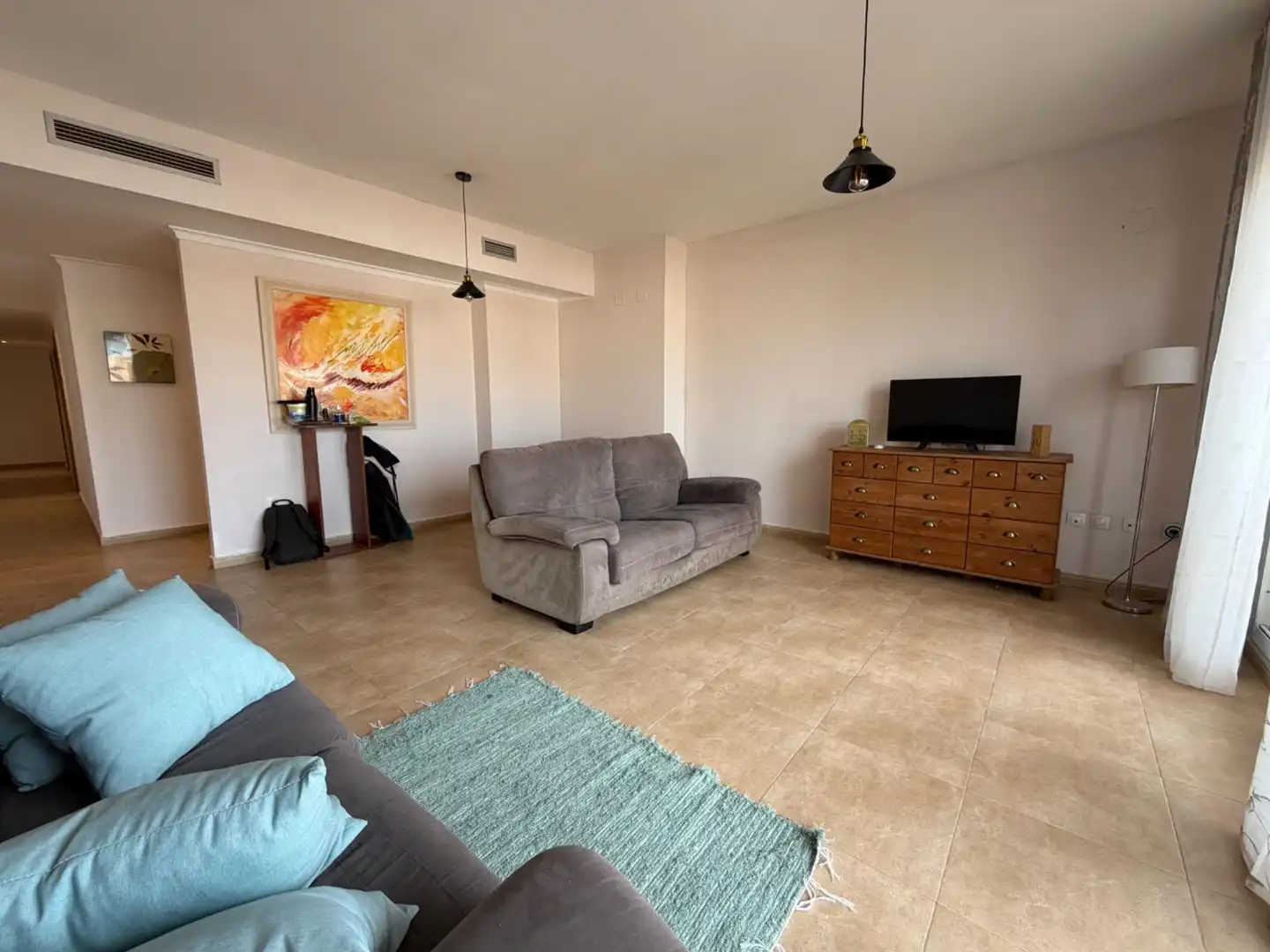 Living room of Flat for sale in Benaguasil  with Air Conditioner, Terrace and Storage room