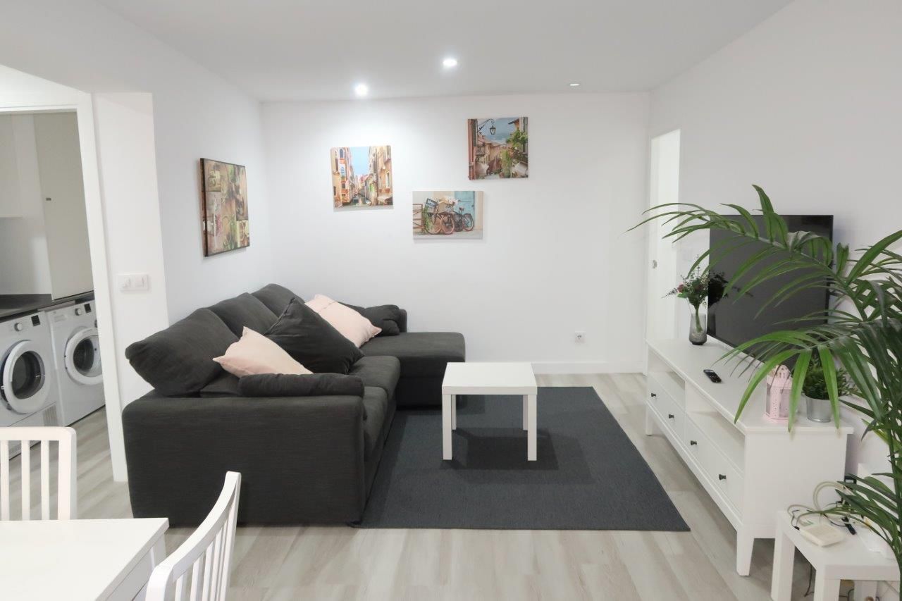 Living room of Flat for sale in A Coruña Capital   with Heating and Furnished