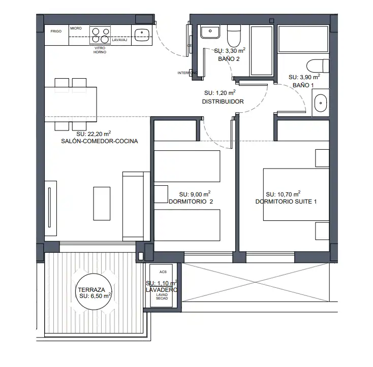 Wohnung mit Terrasse zum Verkauf in Benijófar, imagen 14
