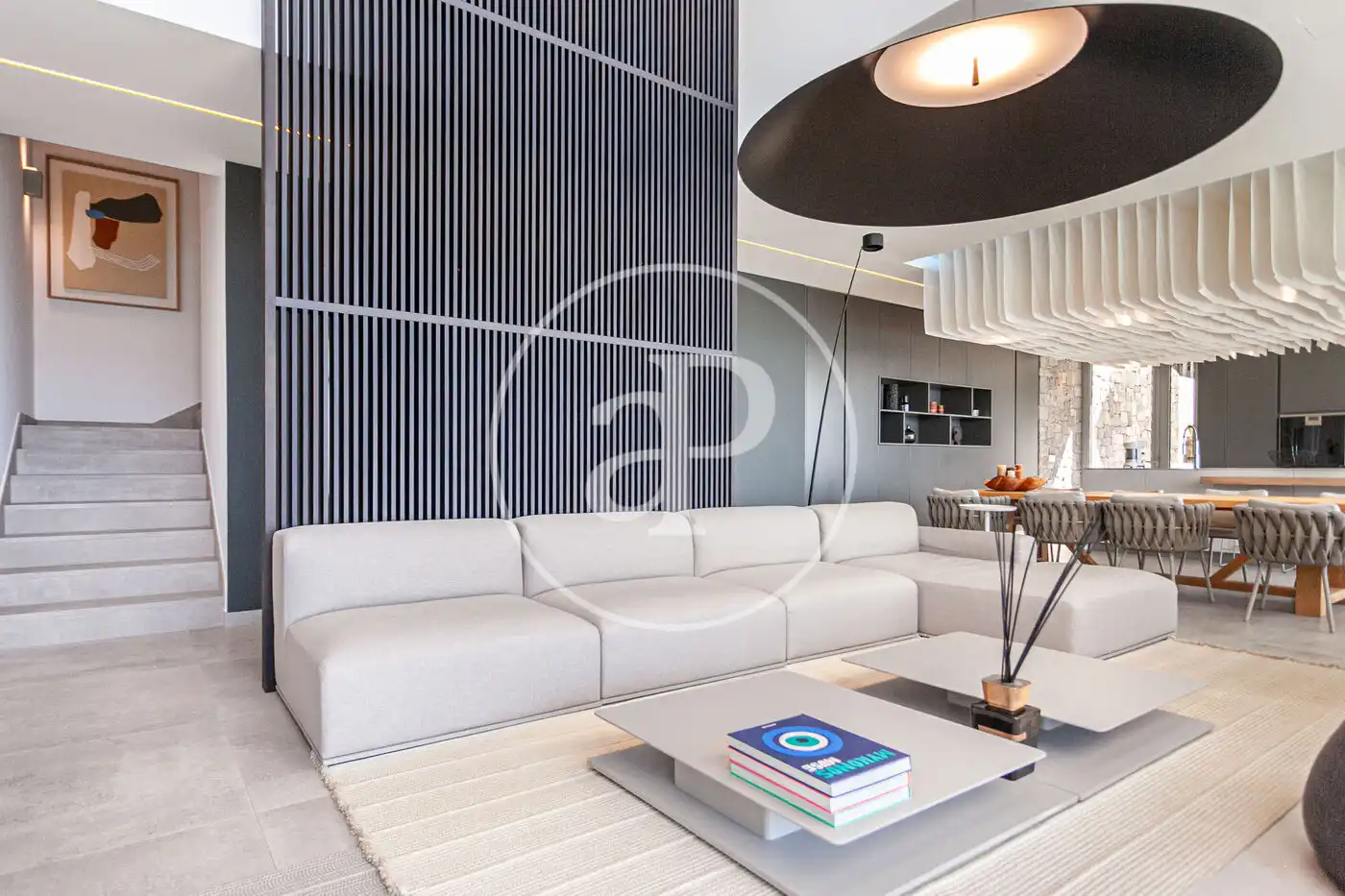 Sala de estar de Casa o chalet en venta en Altea con Aire acondicionado, Calefacción y Jardín privado