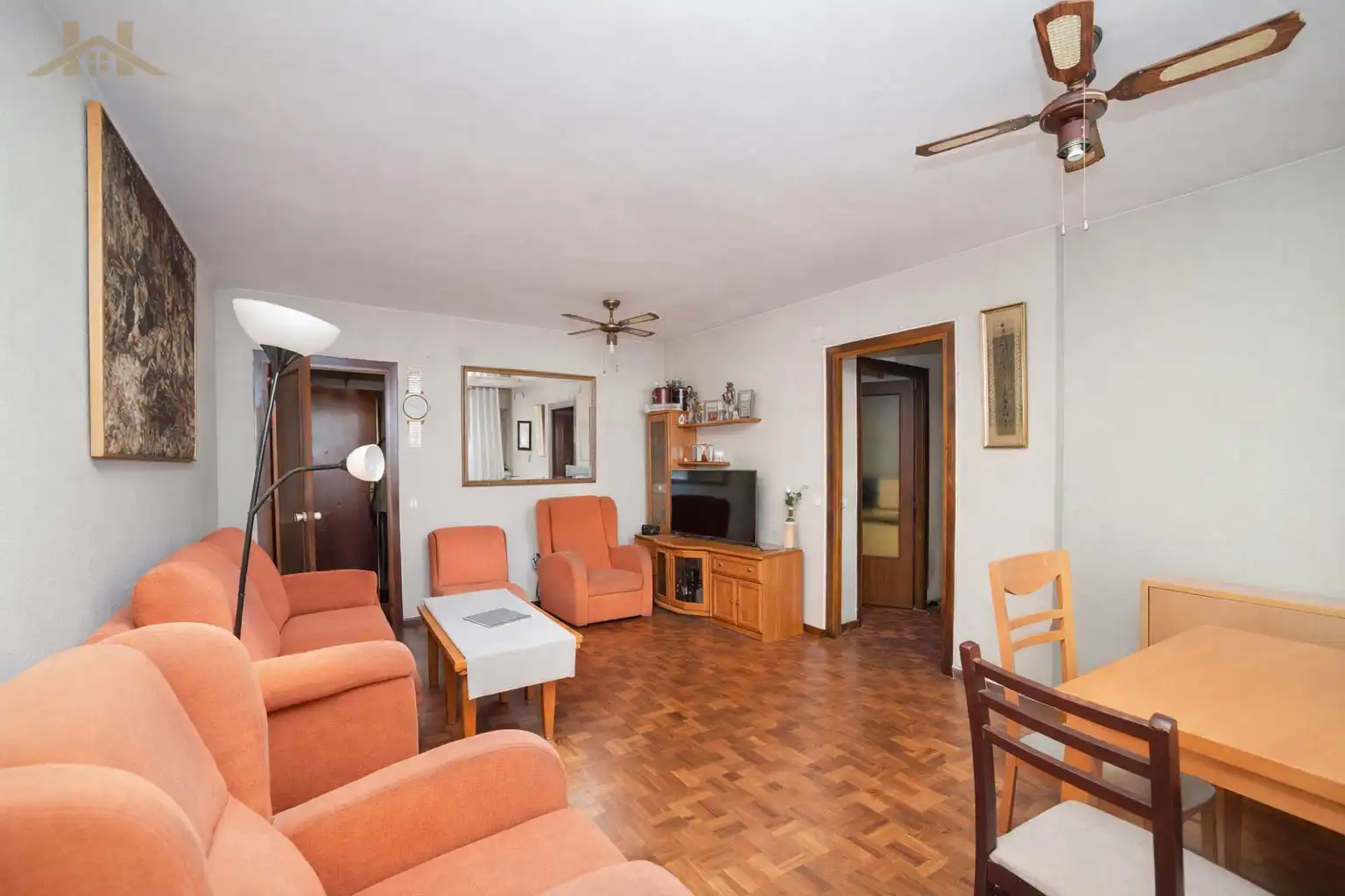 Sala de estar de Piso en venta en Móstoles con Calefacción, Terraza y Trastero