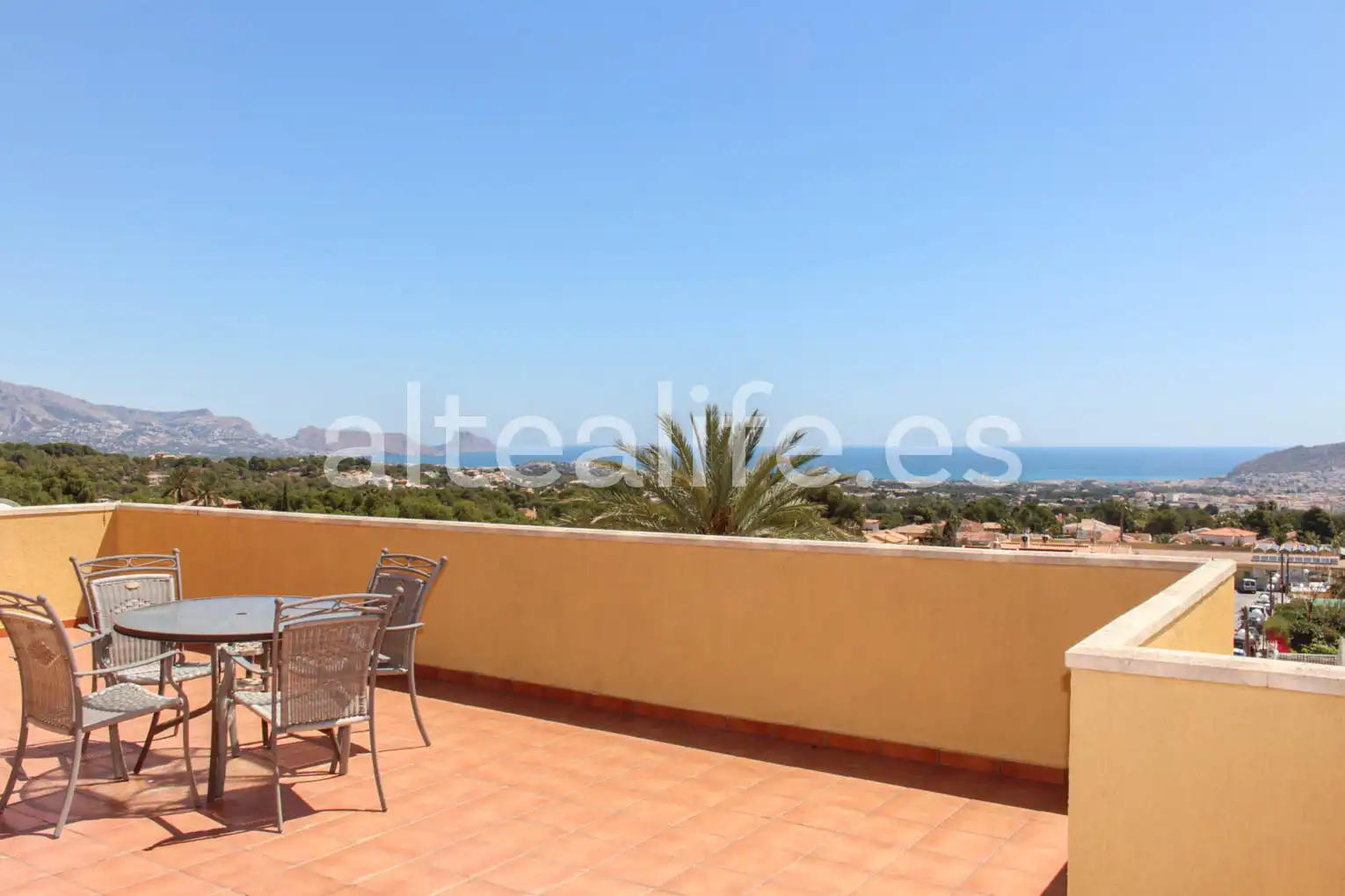 Terraza de Casa o chalet en venta en La Nucia con Aire acondicionado, Jardín privado y Terraza