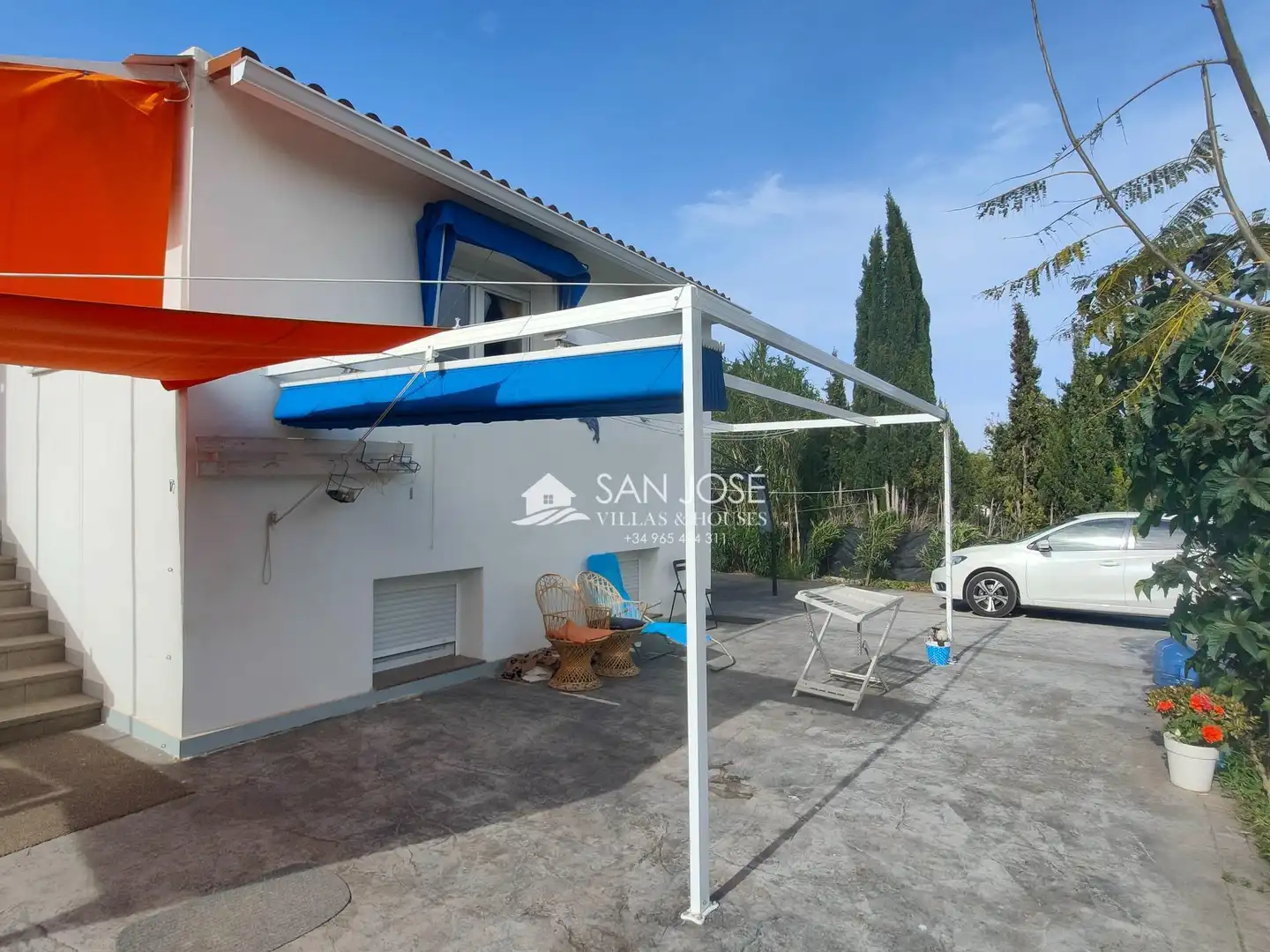 Terraza de Casa o chalet en venta en Aspe con Jardín privado, Trastero y Amueblado