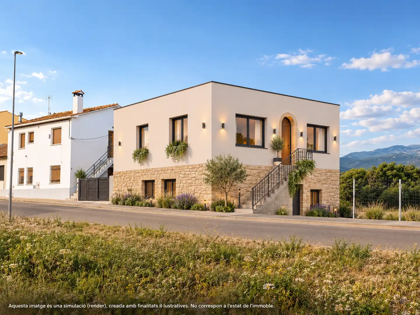 Vista exterior de Casa o chalet en venta en El Brull con Jardín privado