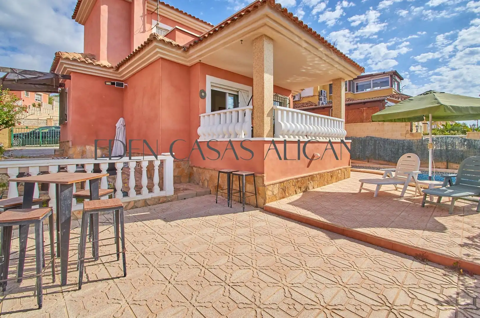 Terraza de Casa o chalet en venta en Mutxamel con Aire acondicionado, Jardín privado y Terraza