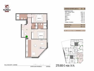 Apartamento con ascensor en venta en Centro