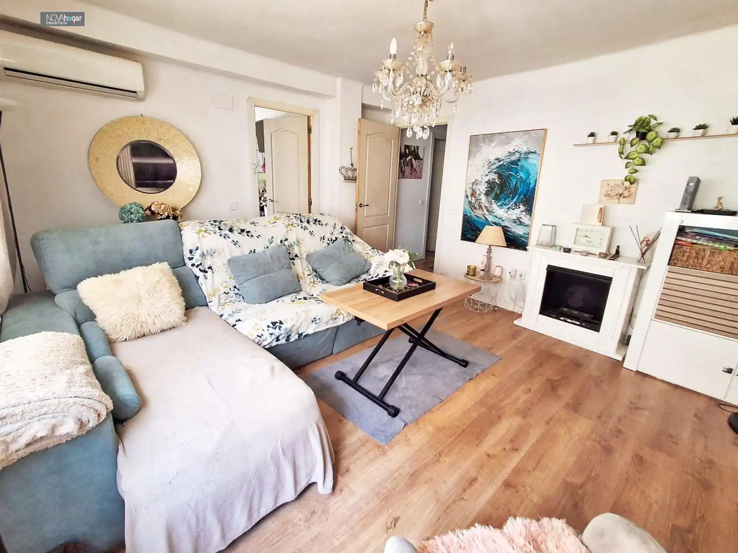 Living room of Flat for sale in Málaga  with Air Conditioner and Heating