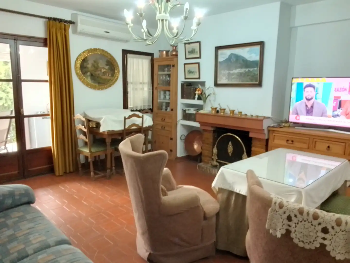 Menjador de Apartament en venda en Grazalema amb Aire condicionat, Terrassa i Balcó