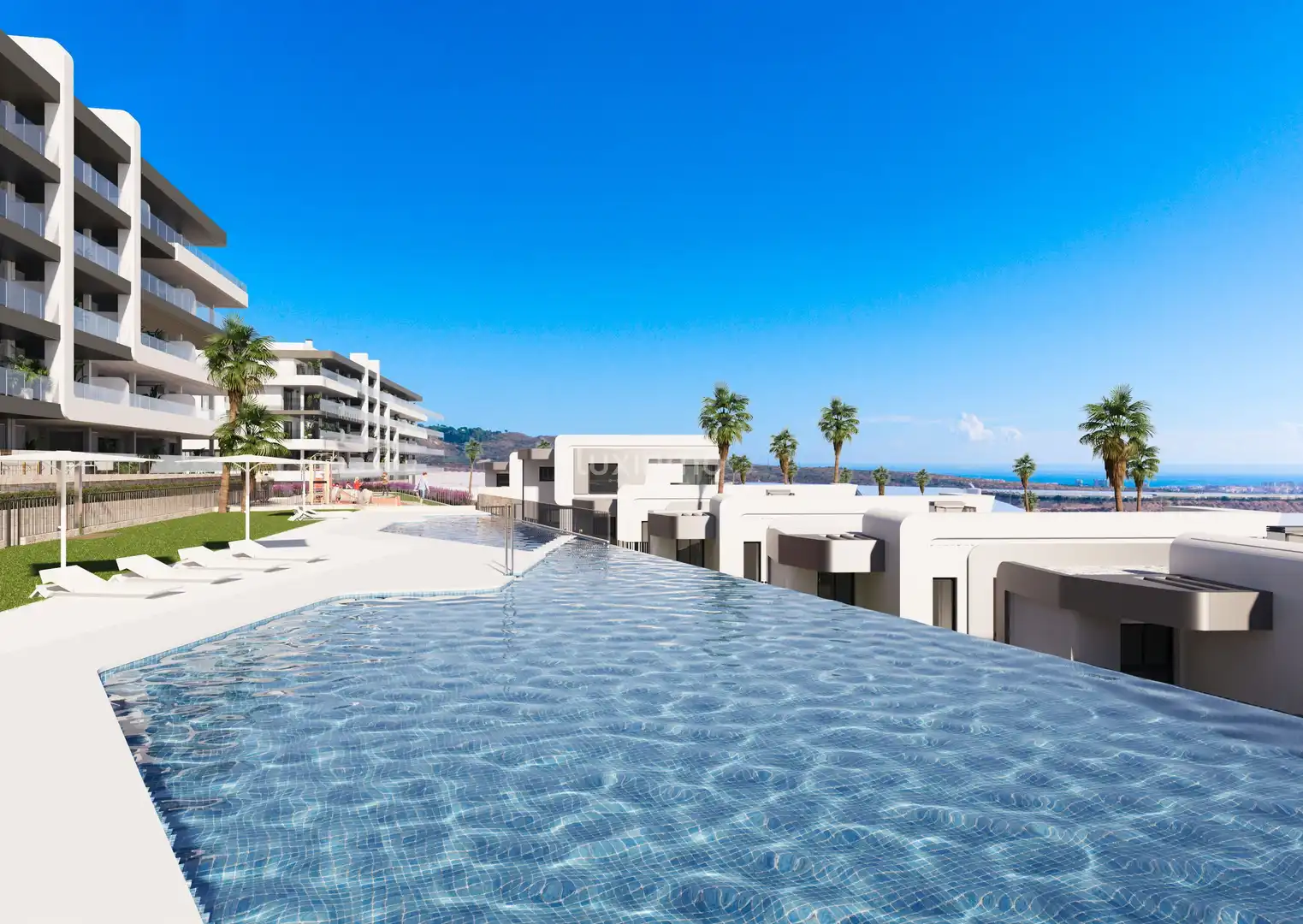 Piscina de Ático en venta en Mutxamel con Aire acondicionado, Jardín privado y Terraza