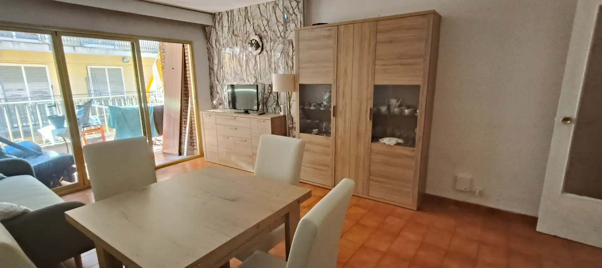 Menjador de Pis en venda en Lloret de Mar amb Terrassa, Moblat i Forn