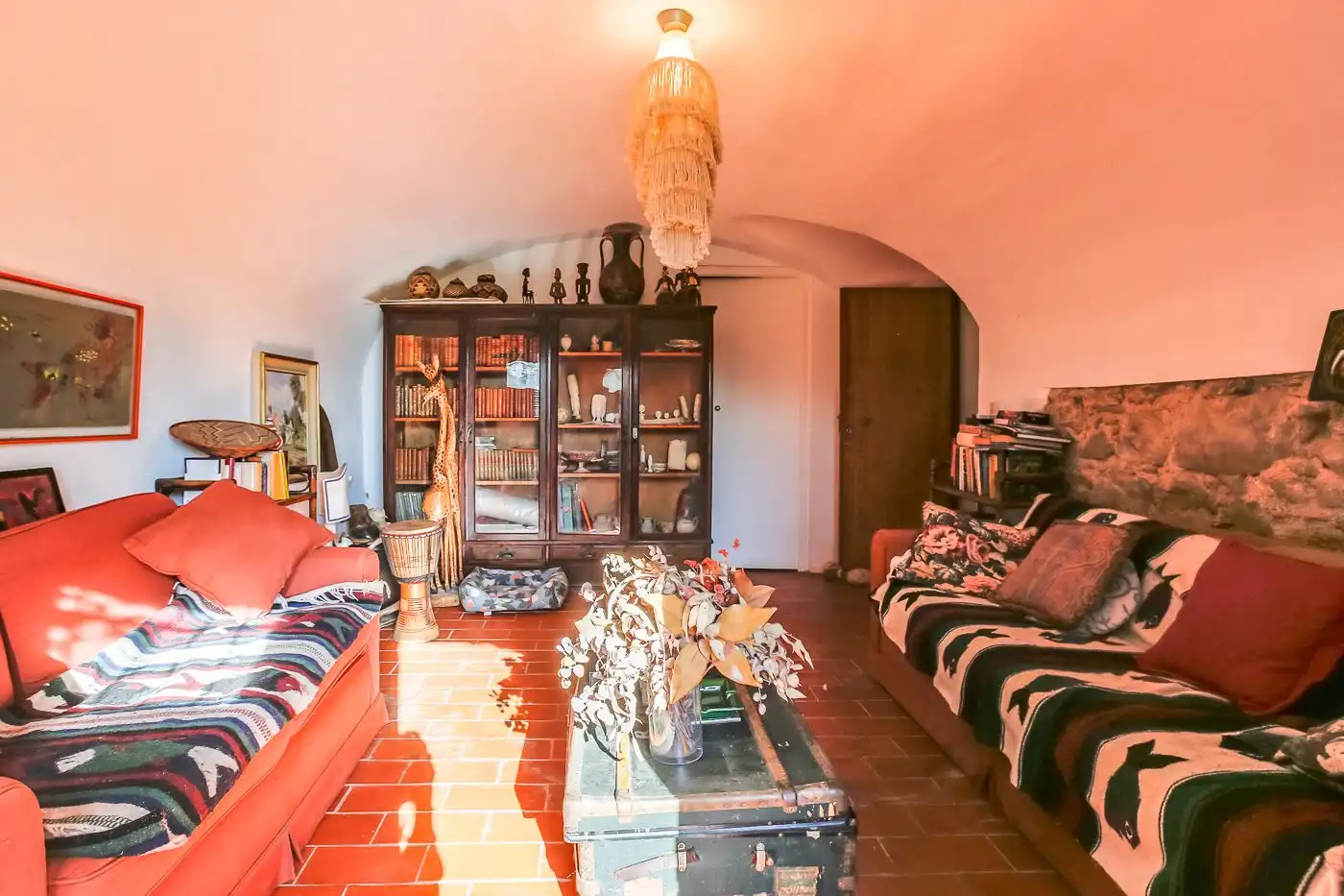 Living room of Country homes for sale in Maià de Montcal  with Heating, Private garden and Terrace