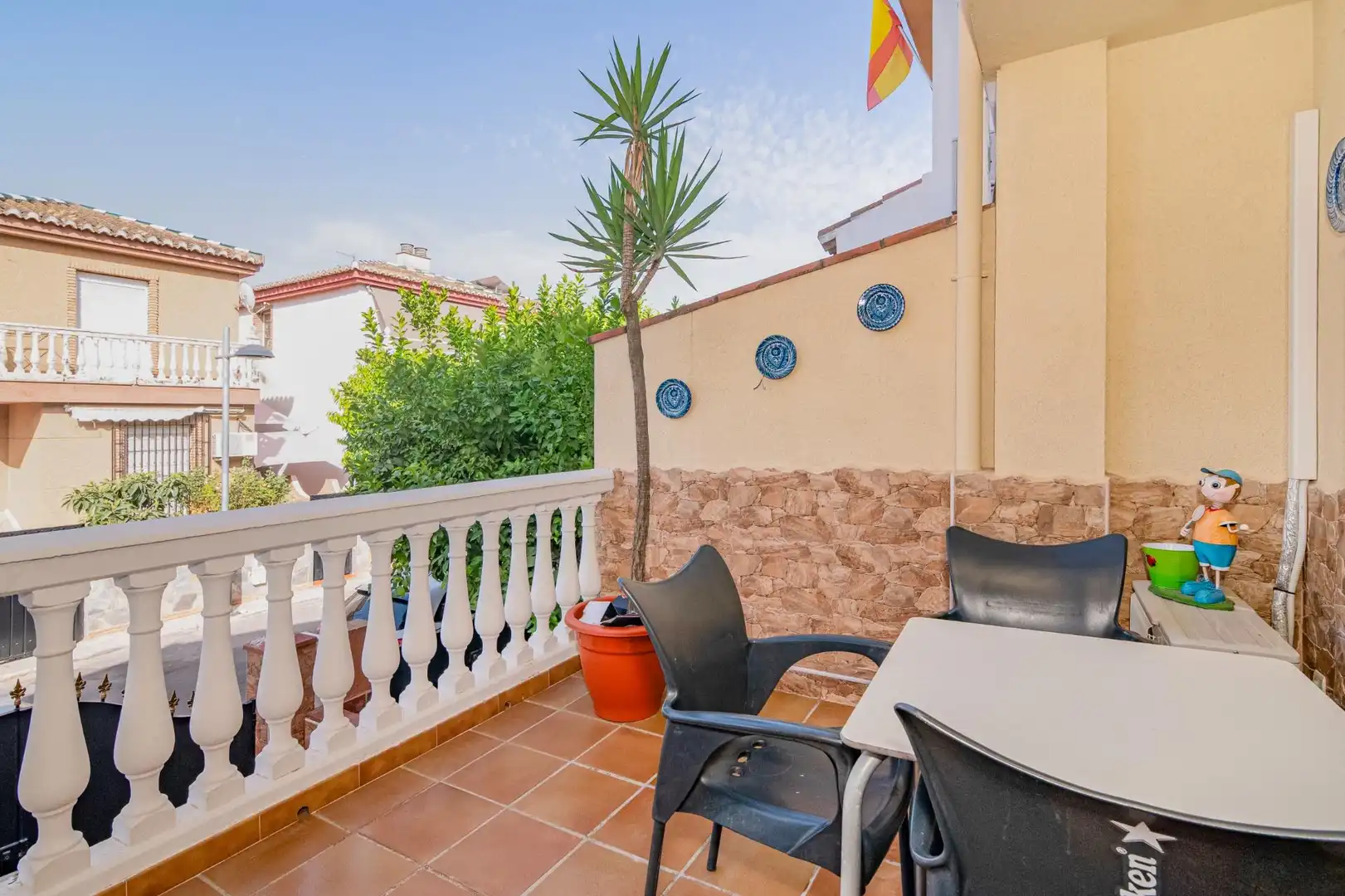 Terrassa de Casa adosada en venda en Las Gabias amb Aire condicionat, Terrassa i Moblat