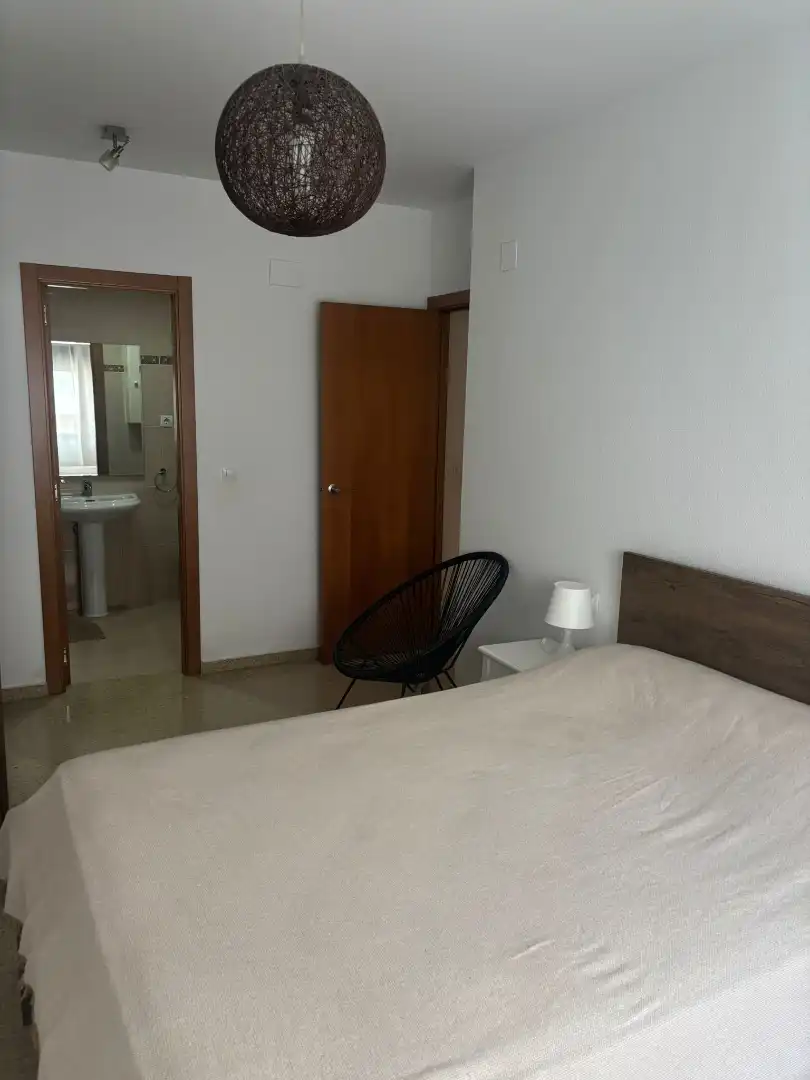 Schlafzimmer von Wohnung zur Miete in Sagunto / Sagunt mit Klimaanlage, Möbliert und Ofen