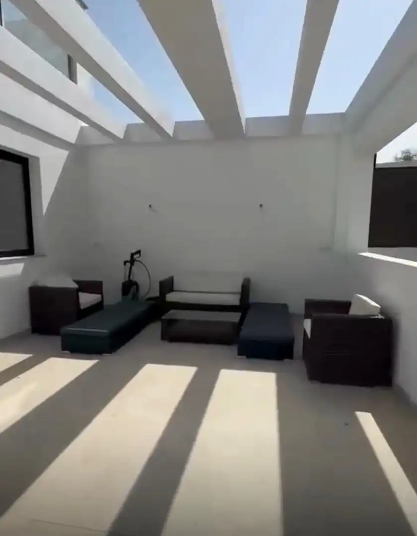 Sala de estar de Casa o chalet en venta en Mijas con Aire acondicionado, Calefacción y Jardín privado
