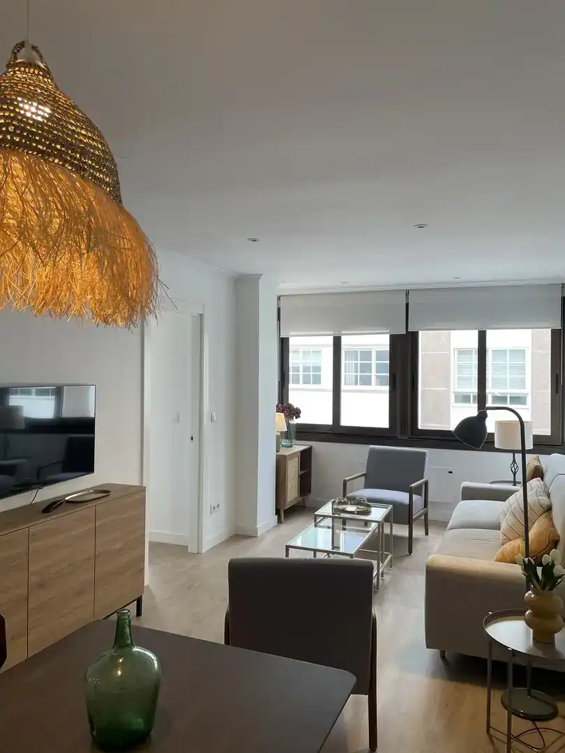 Wohnzimmer von Wohnung zur Miete in Baiona, Pontevedra