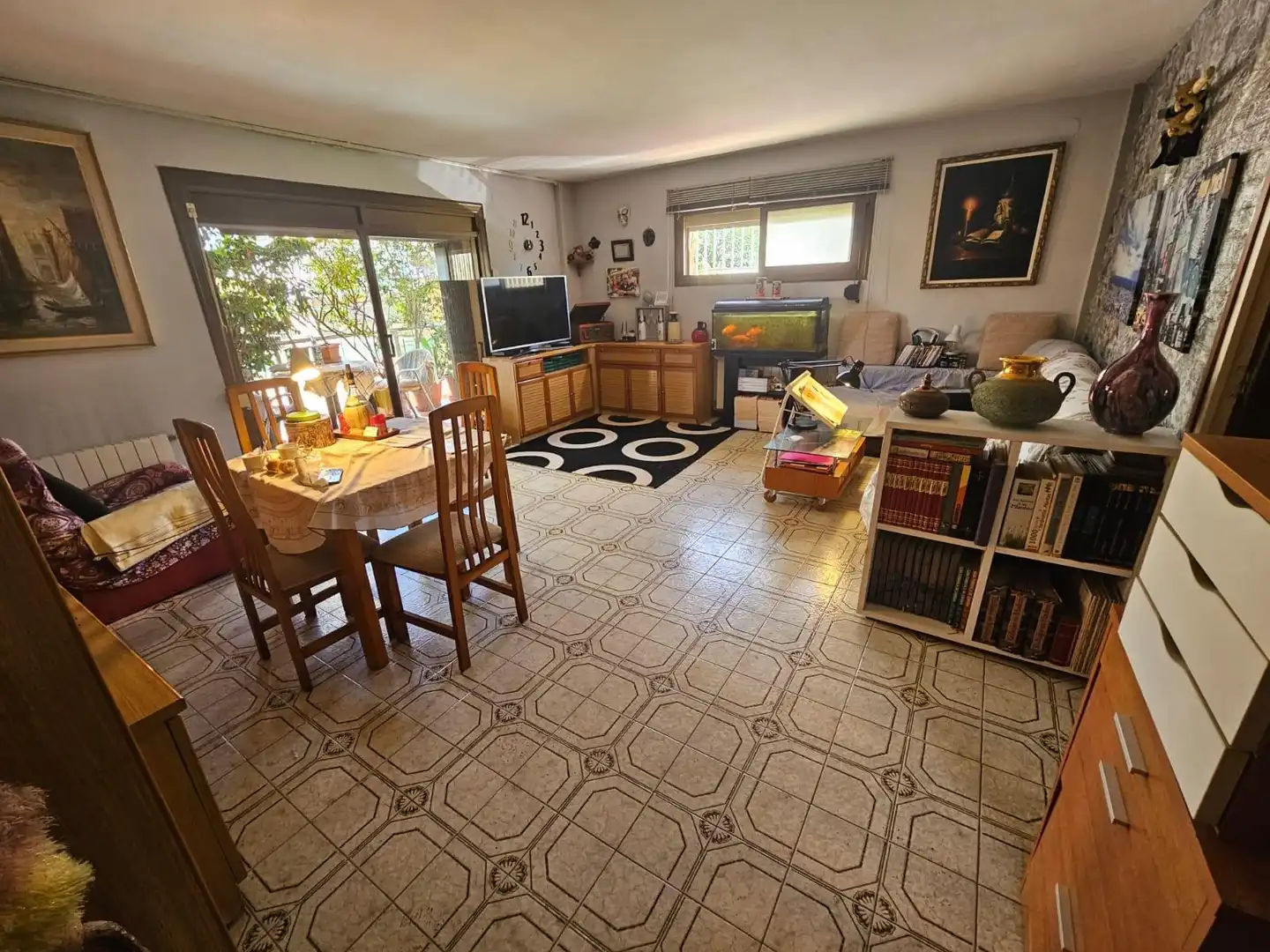 Sala d'estar de Pis en venda en Santa Susanna amb Calefacció, Balcó i Piscina comunitària