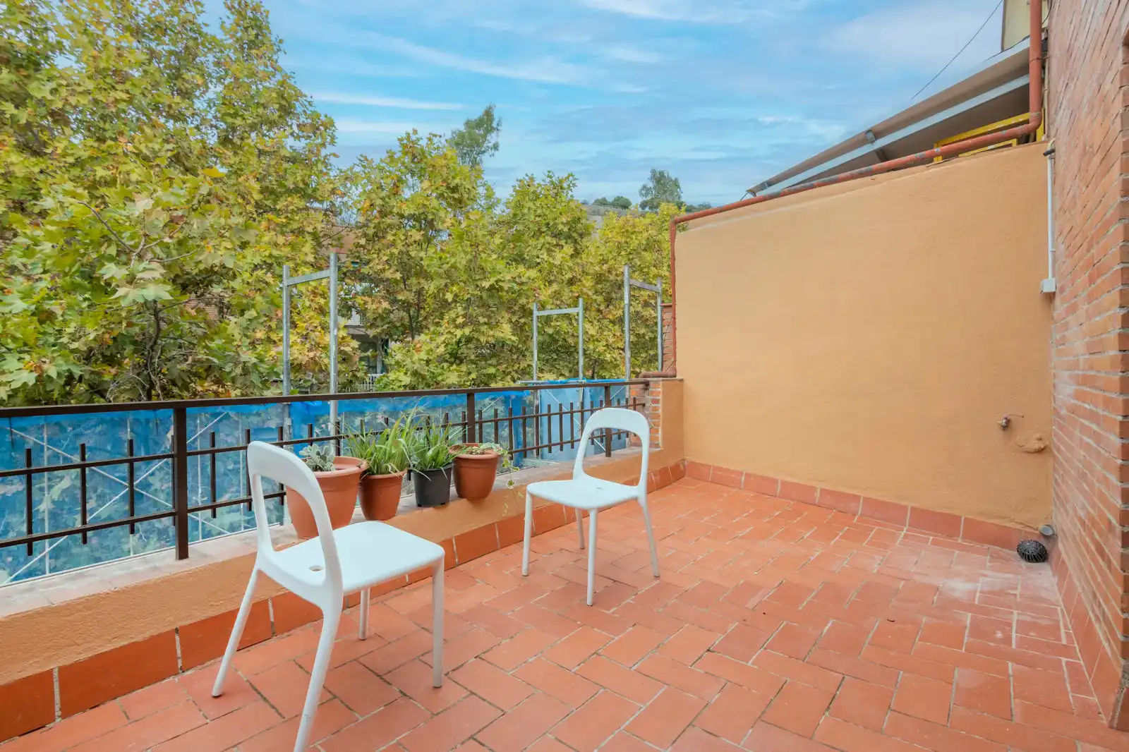 Terrasse von Wohnung zur Miete in Gràcia