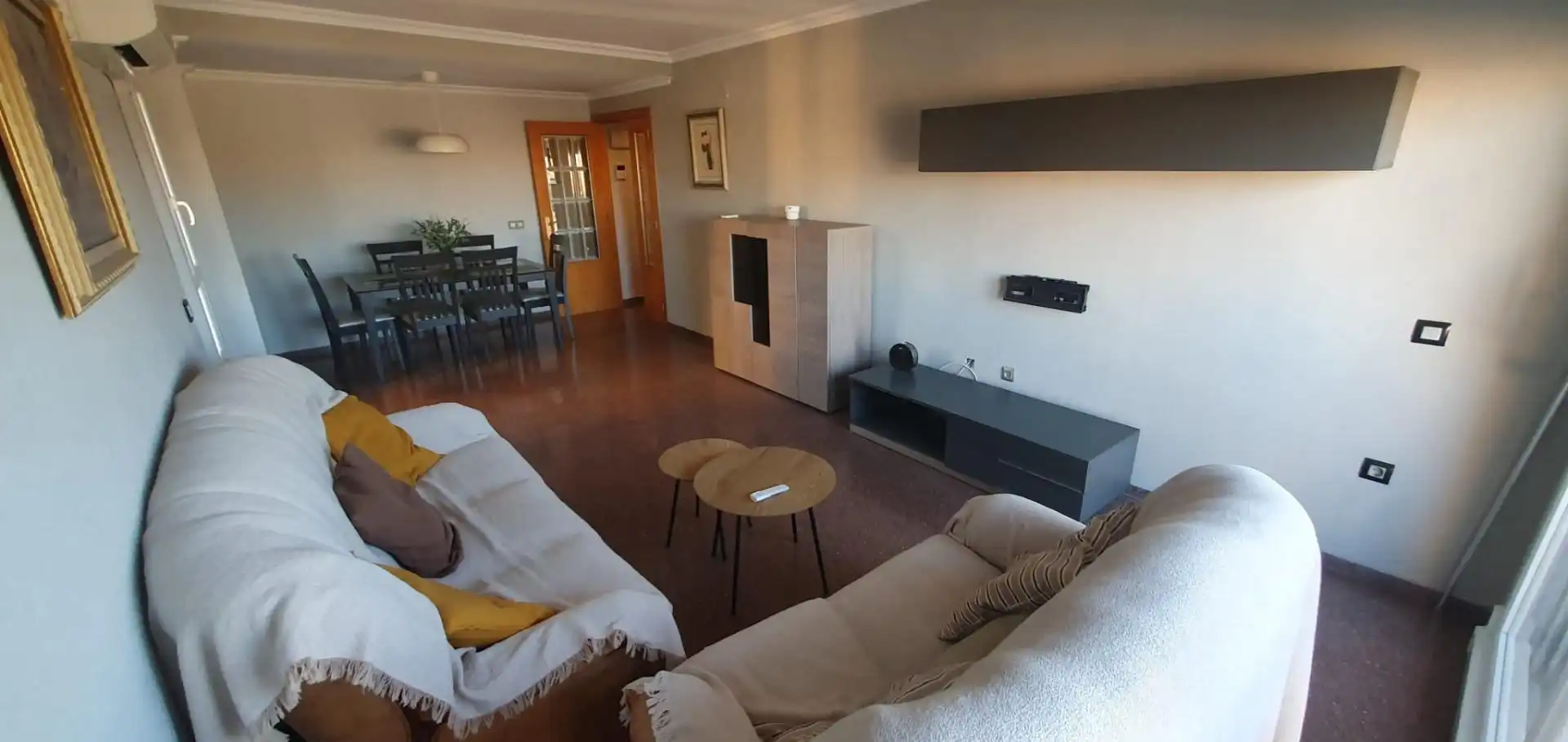 Sala de estar de Piso de alquiler en Sagunto / Sagunt con Aire acondicionado, Calefacción y Amueblado