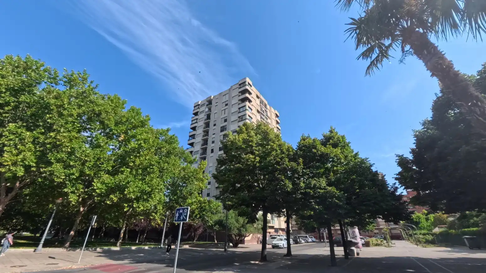 Vista exterior de Piso en venta en  Logroño con Calefacción, Parquet y Terraza